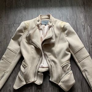 Comme Cream Suede Jacket